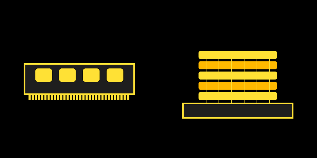 D램가격 폭등! 메모리 유형 비교 이미지